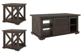 Camiburg Coffee Table and 2 End Tables T283.